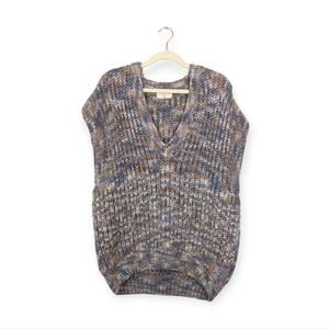 Specially Handmade By Martha Oversized Multicolored Sweater Vest